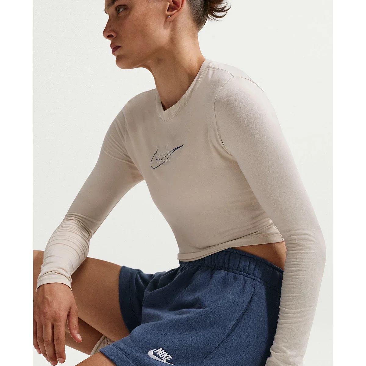 Shorts de Tiro Medio Club Fleece