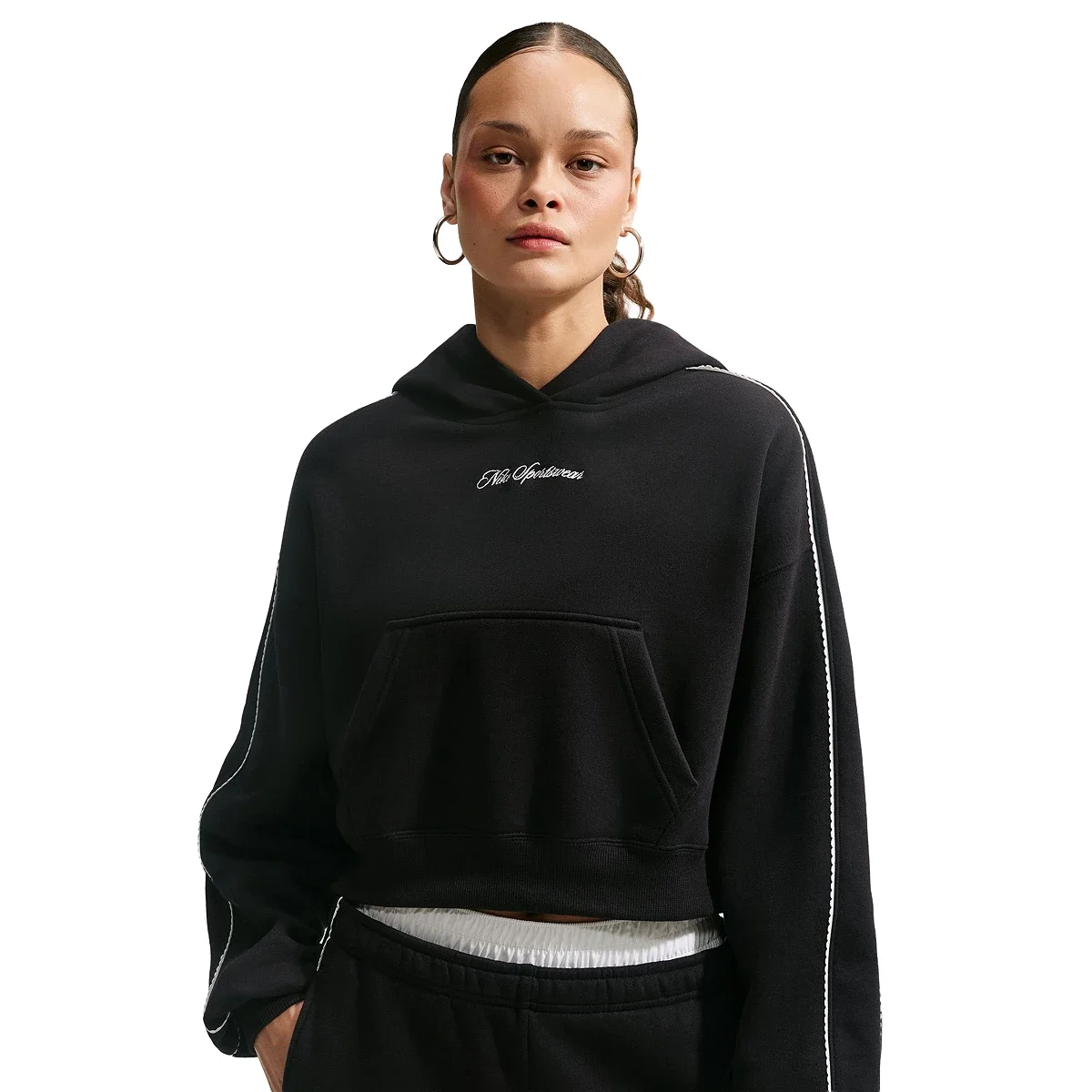 Sudadera con Capucha Studio Fleece Oversized