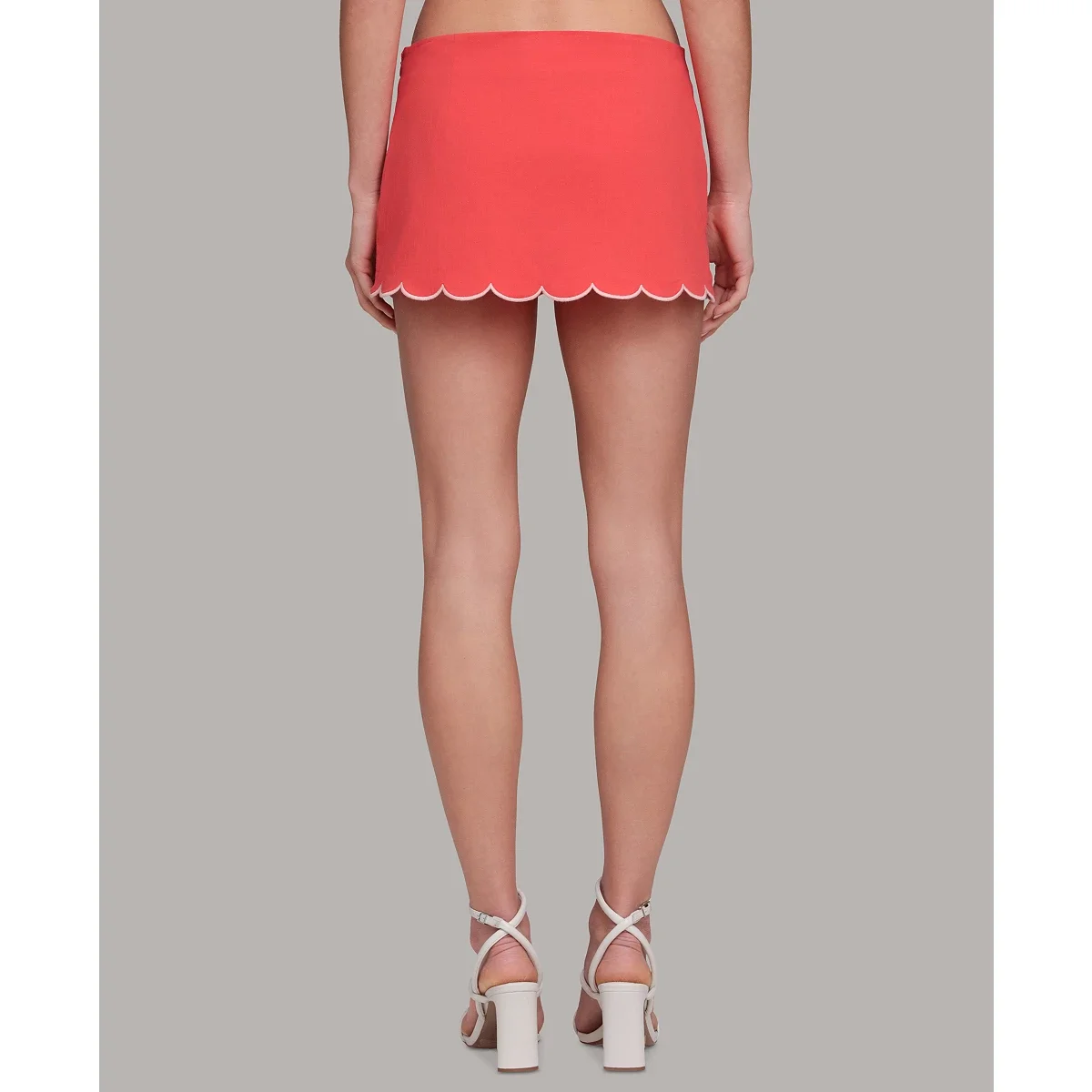 Minifalda con Short y Borde Ondulado - imagen 6