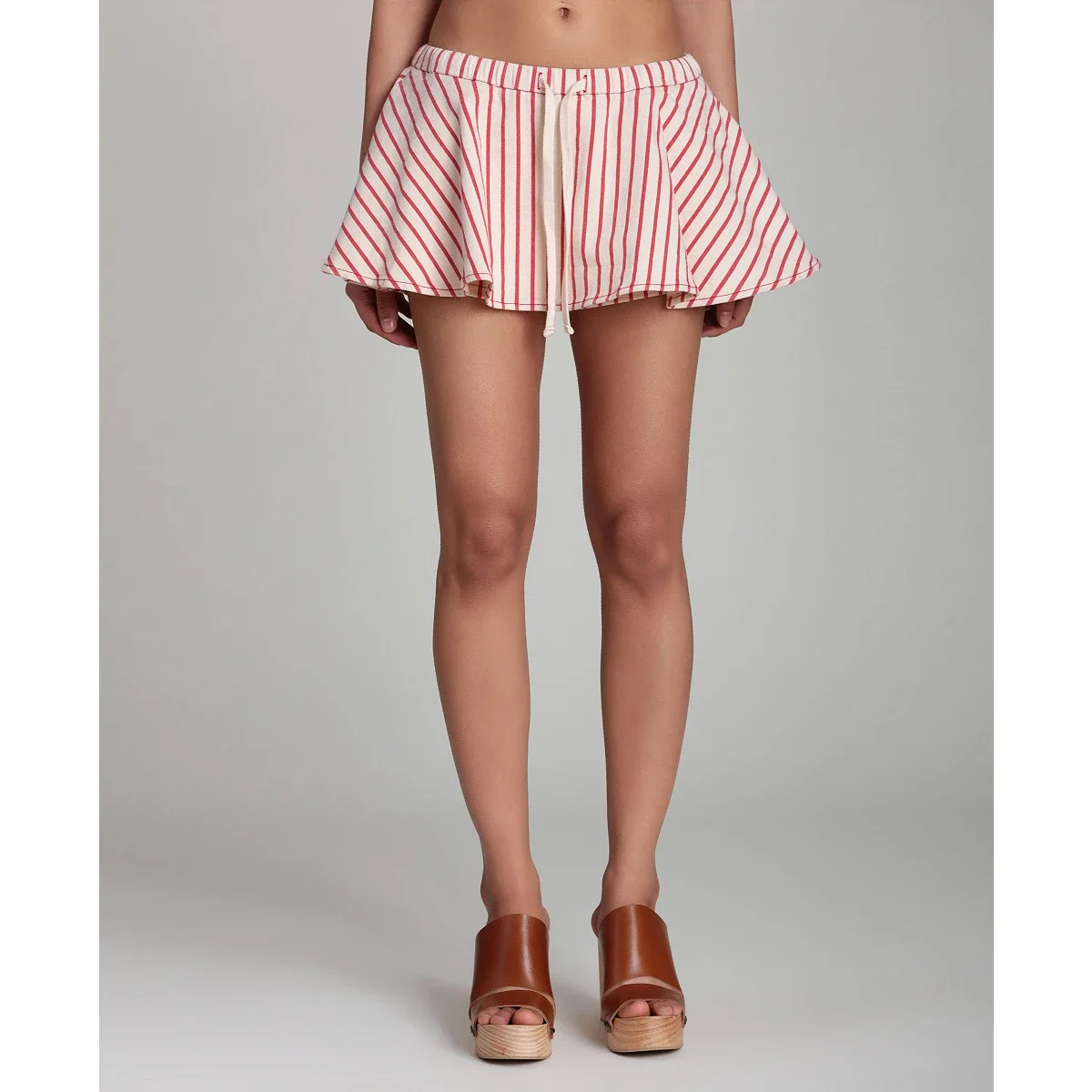 Minifalda Short a Rayas con Cordón - imagen 7