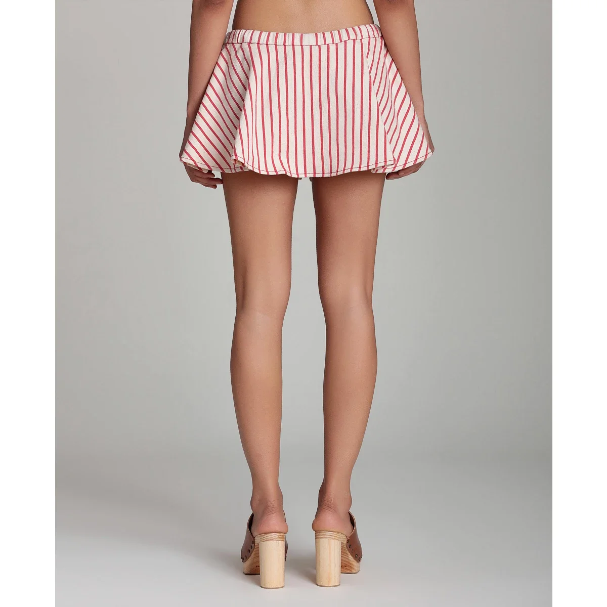 Minifalda Short a Rayas con Cordón - imagen 3