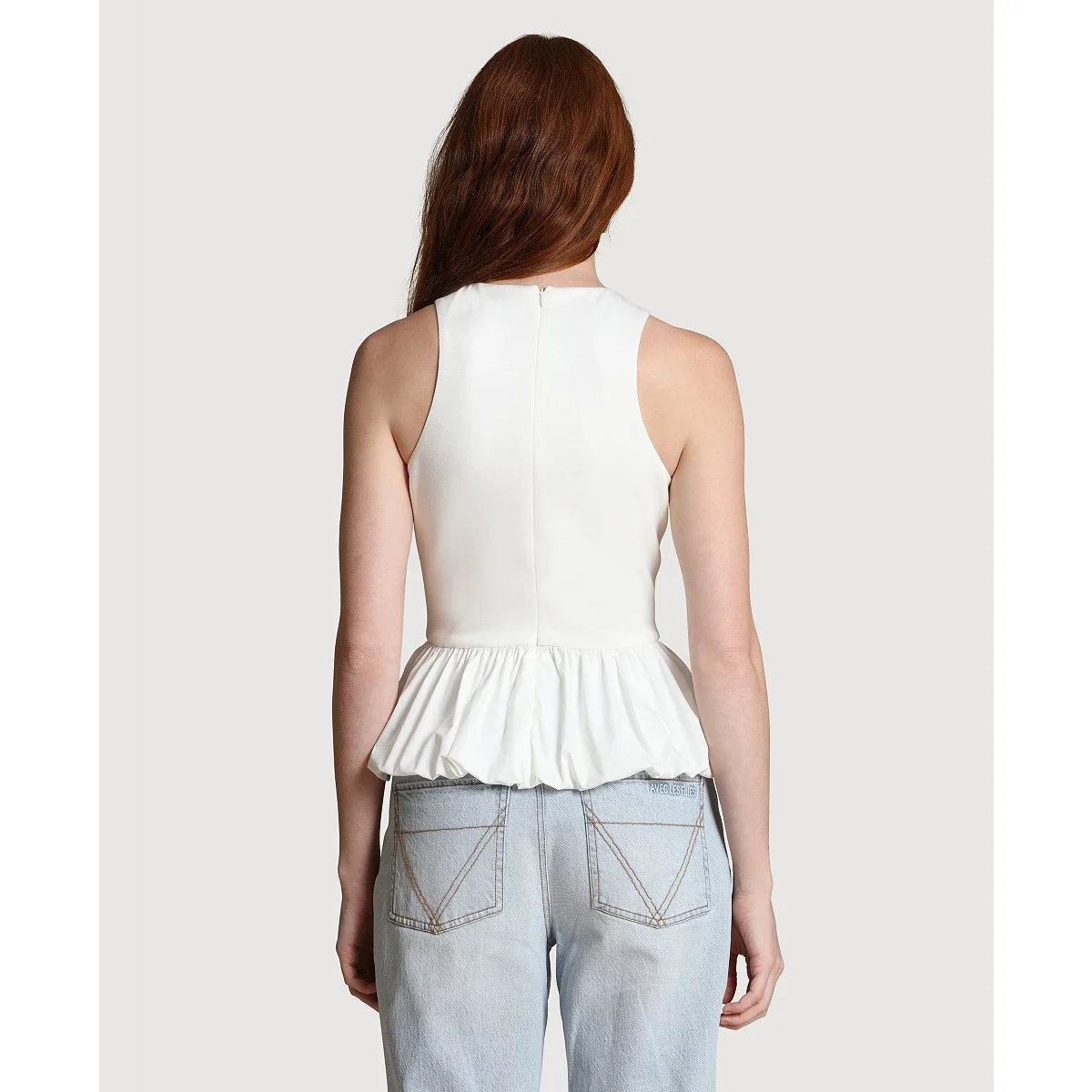 Top de Tirantes con Silueta Peplum