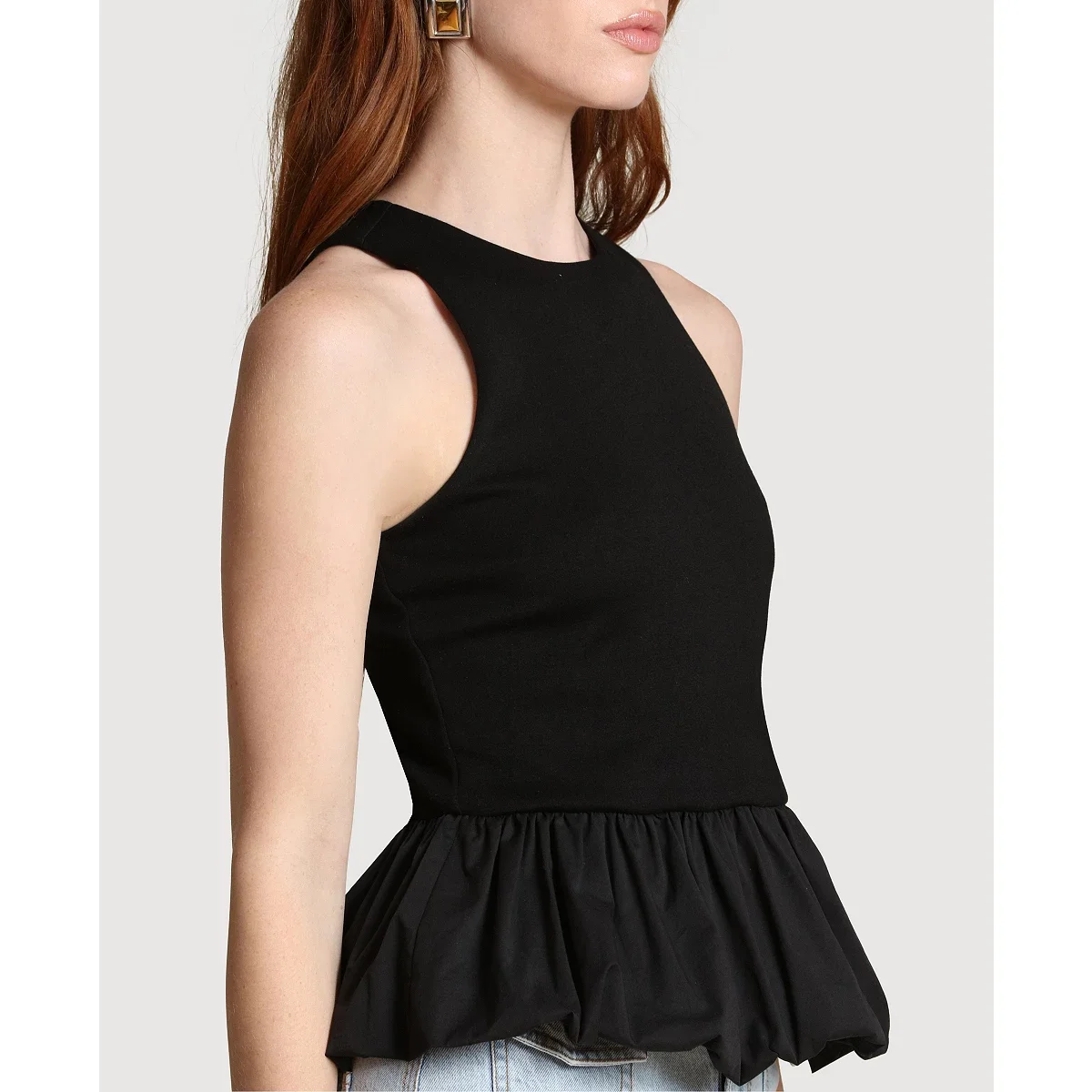 Top de Tirantes con Silueta Peplum - imagen 5