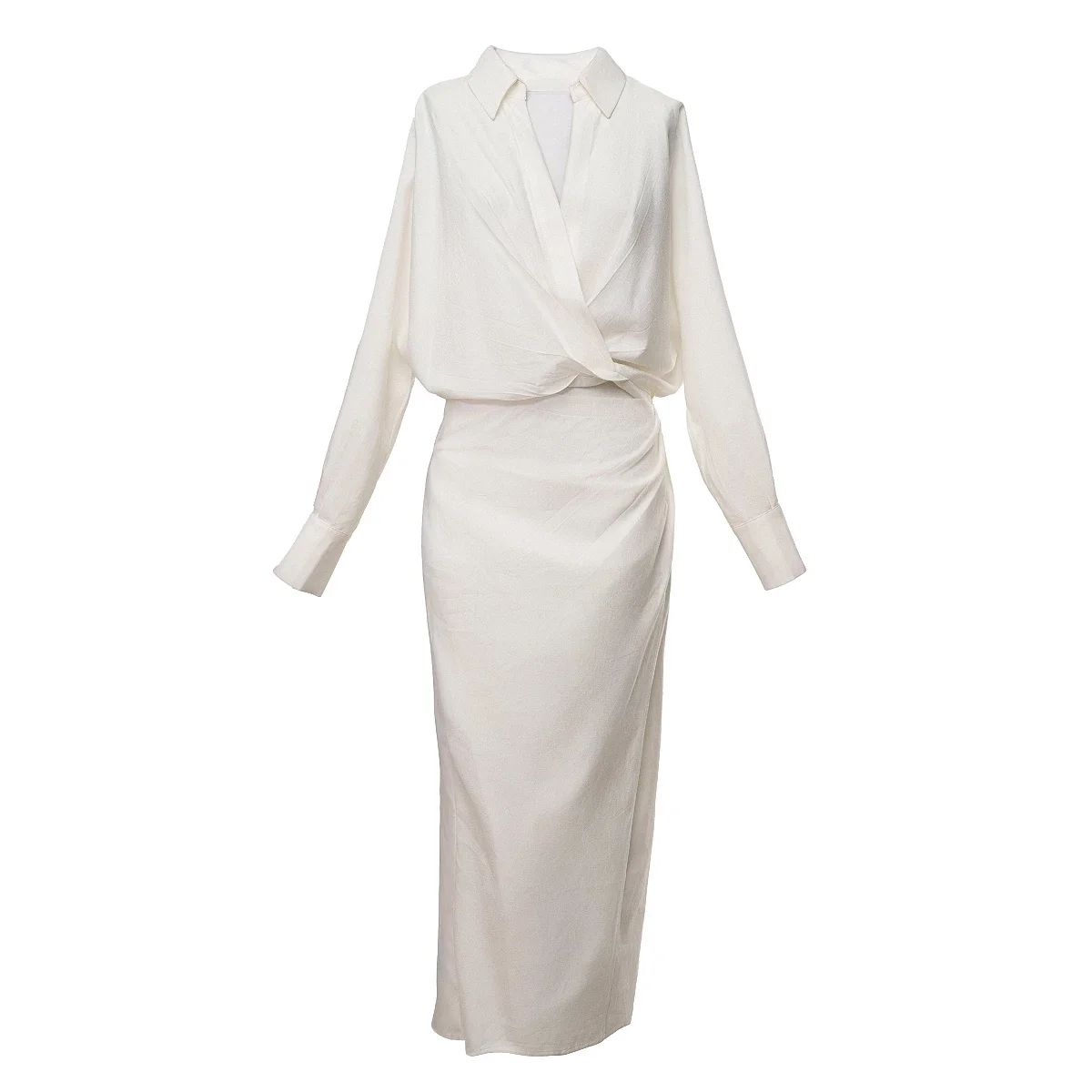Vestido Midi Skyline con Envolvente - imagen 3