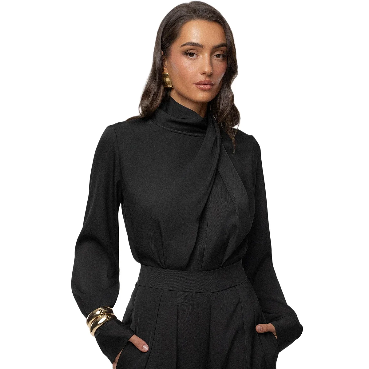 Blusa Alexa en Satín - imagen 5