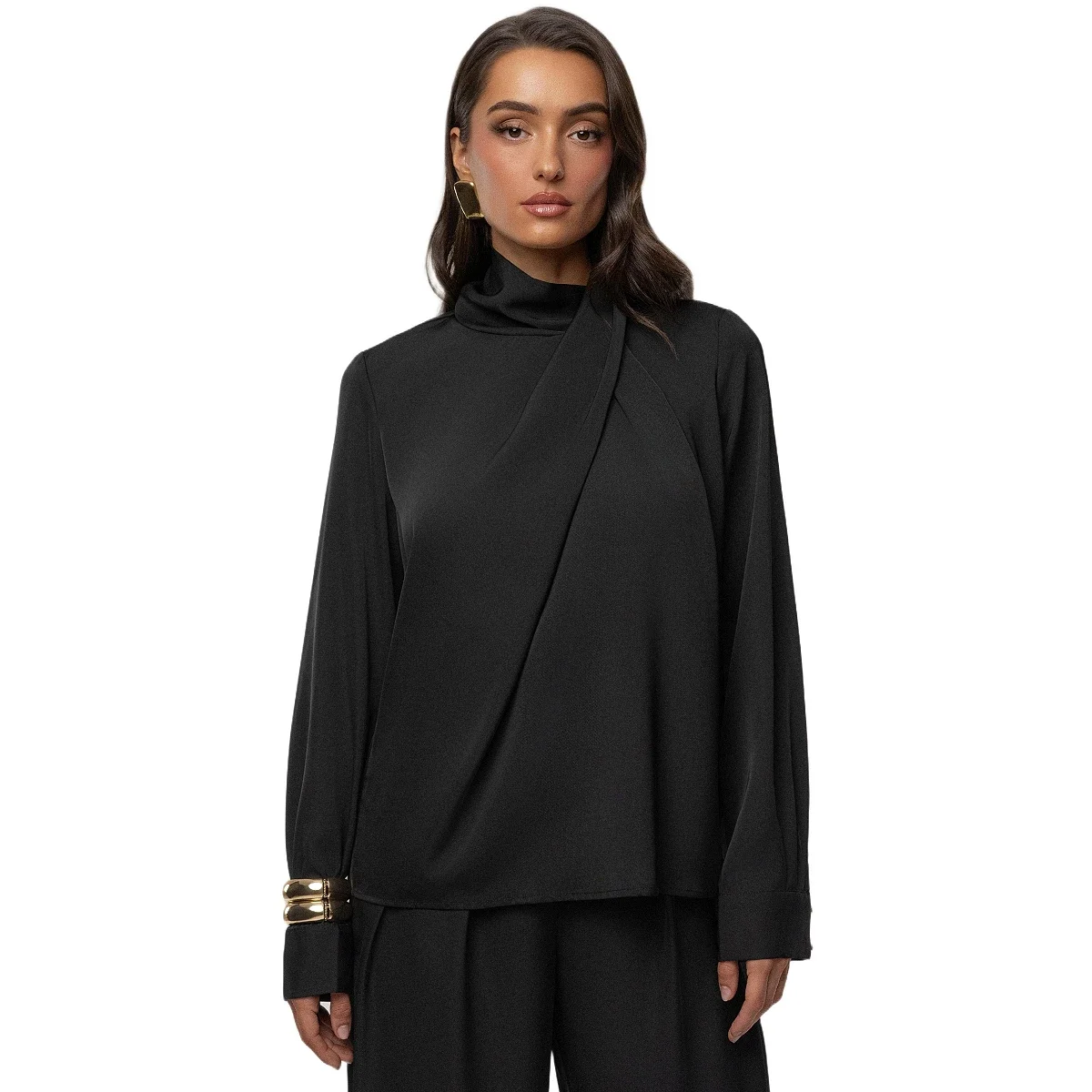 Blusa Alexa en Satín - imagen 3