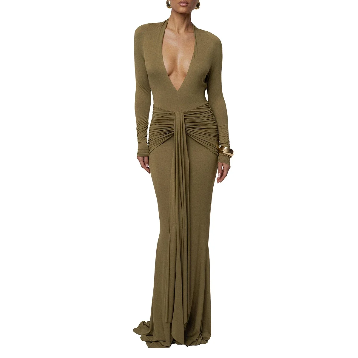 Vestido Maxi All The Stars con Drapeado - imagen 9