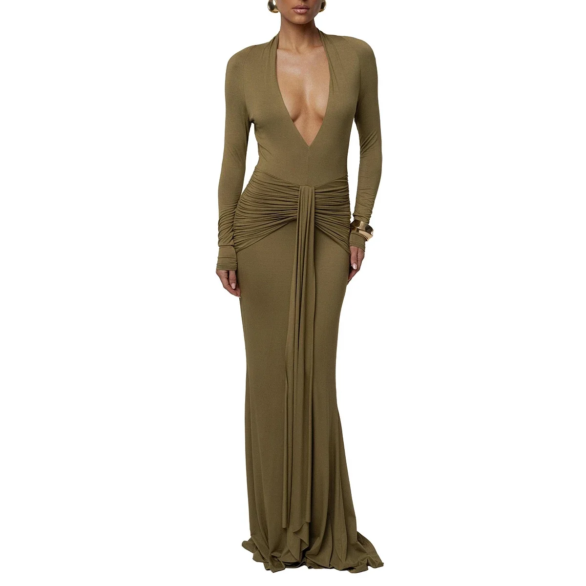 Vestido Maxi All The Stars con Drapeado - imagen 8