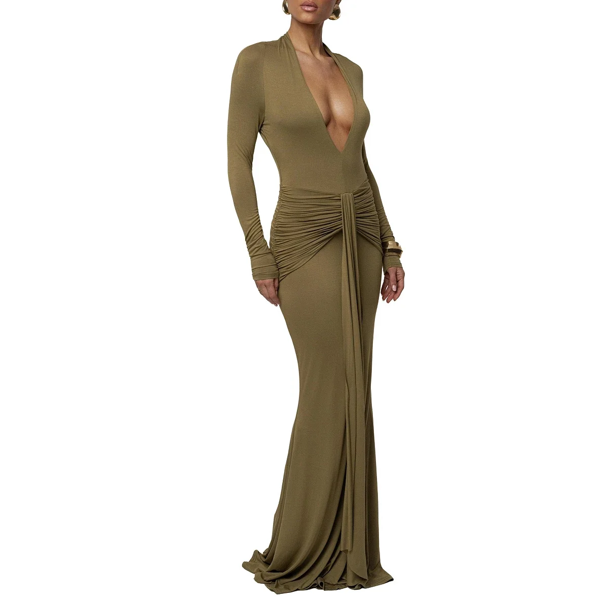 Vestido Maxi All The Stars con Drapeado - imagen 7