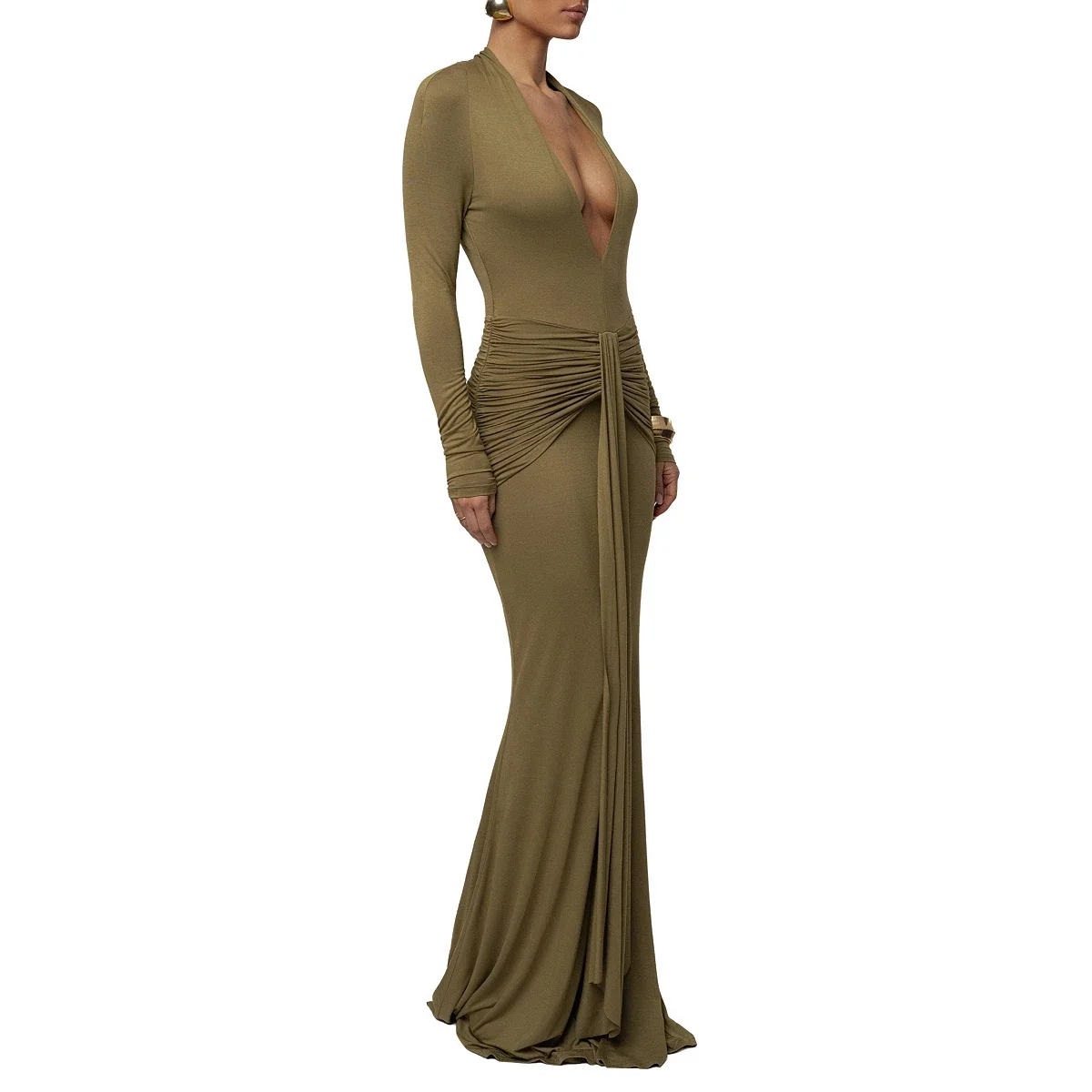 Vestido Maxi All The Stars con Drapeado - imagen 10