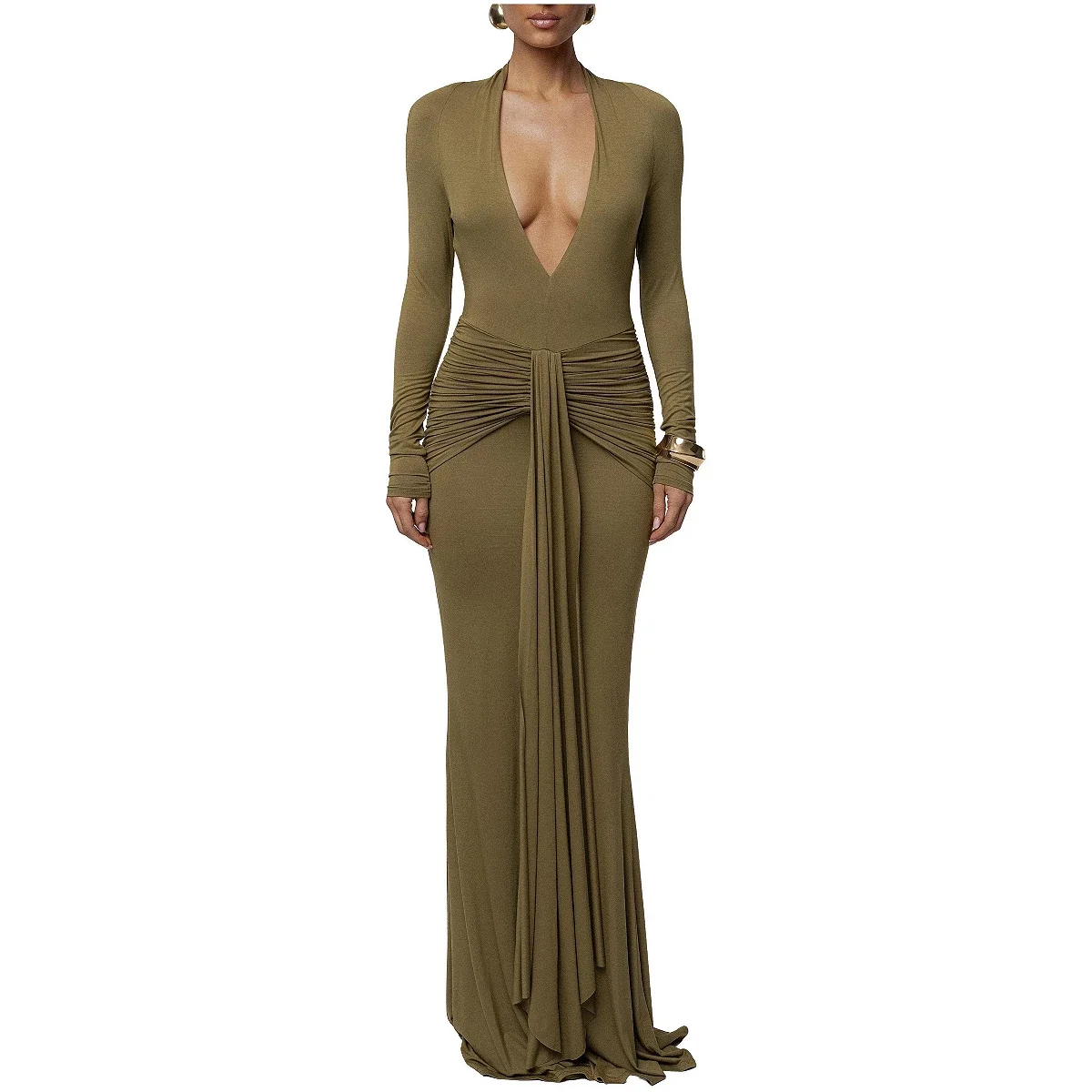 Vestido Maxi All The Stars con Drapeado - imagen 1