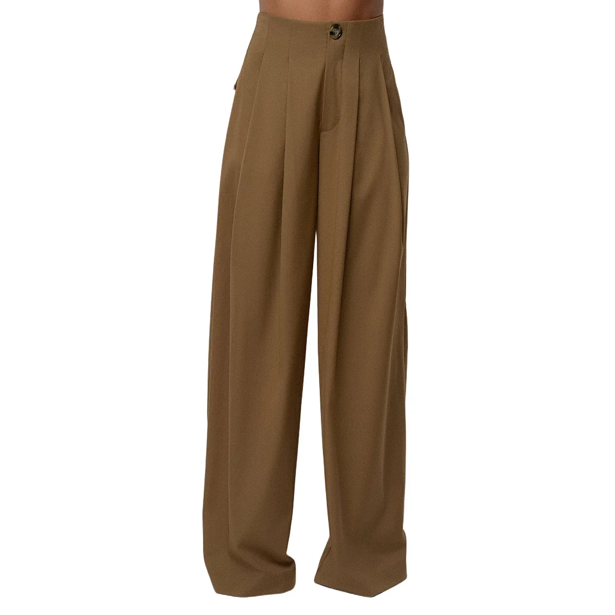 Pantalón Polished Pleat de Tiro Alto - imagen 3