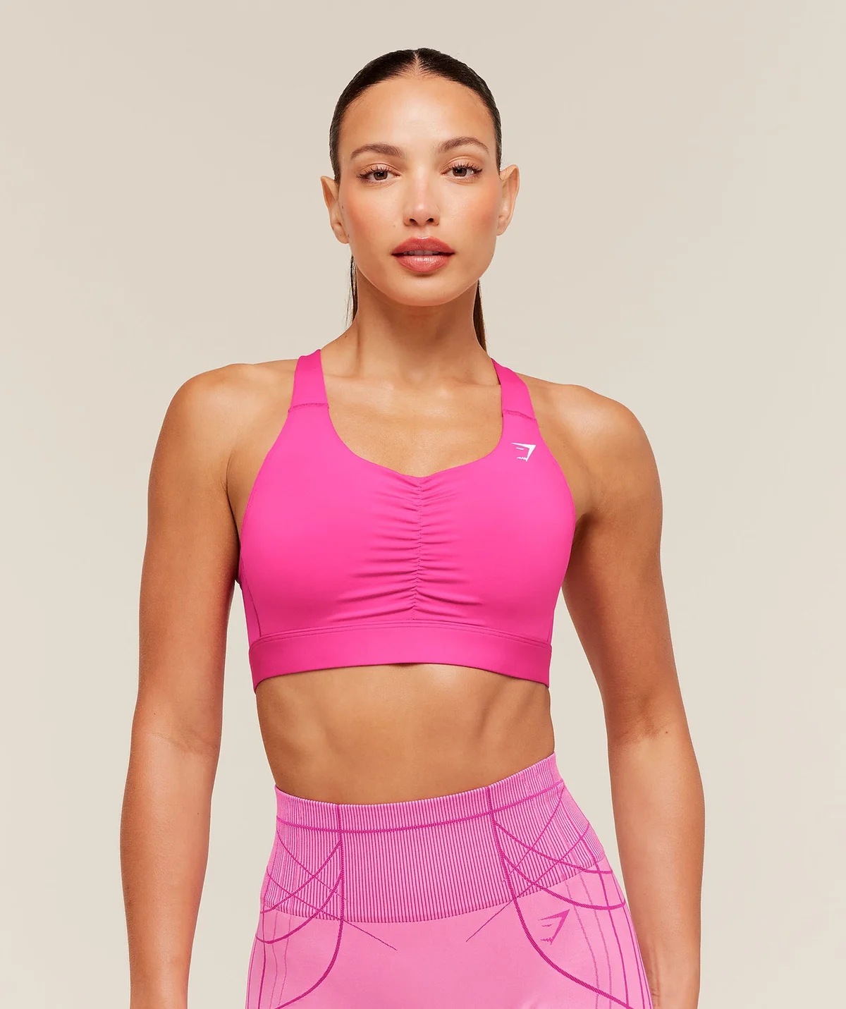 Top Deportivo Ruched de Alto Soporte - imagen 1