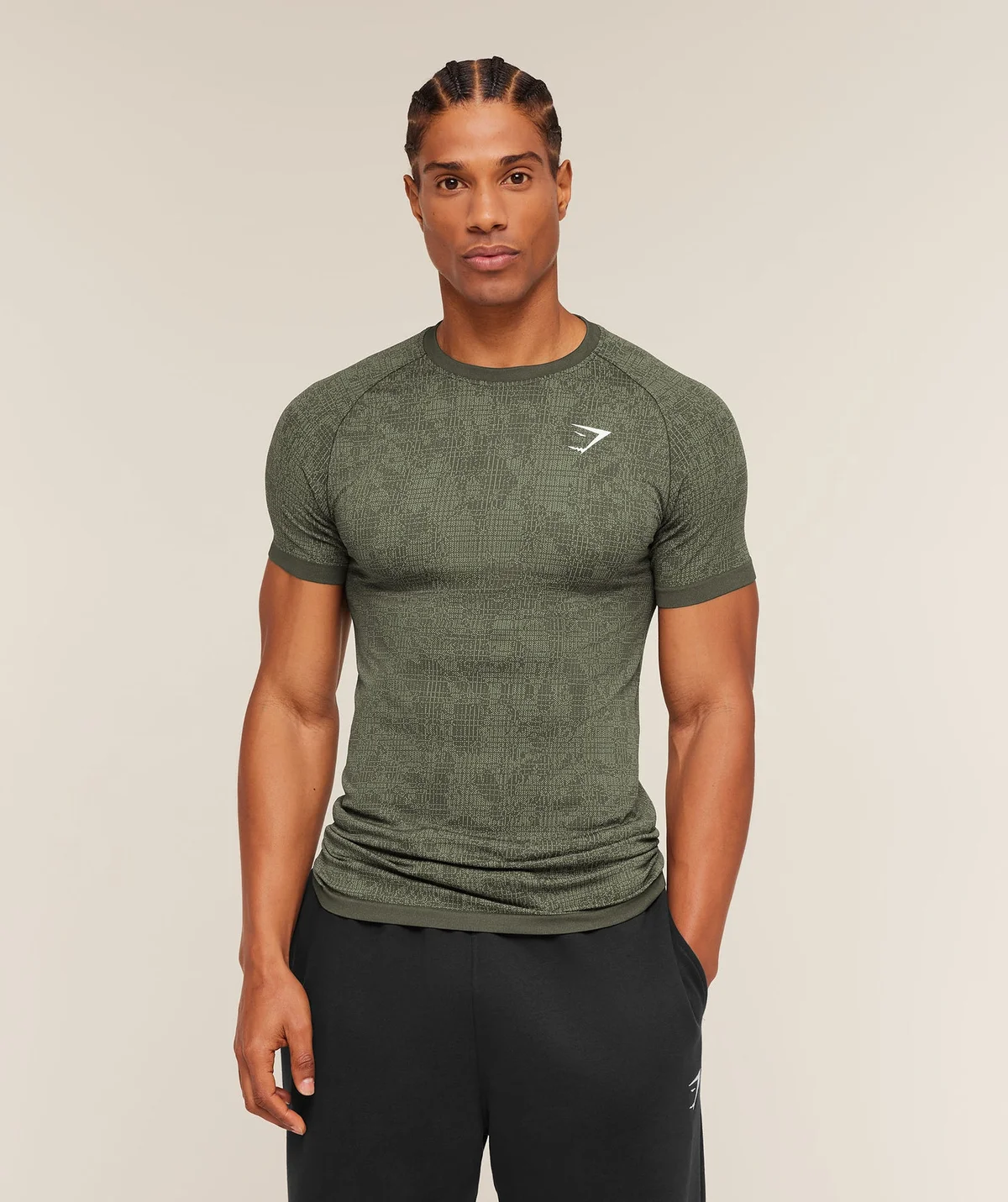 Camiseta Geo Seamless Grid