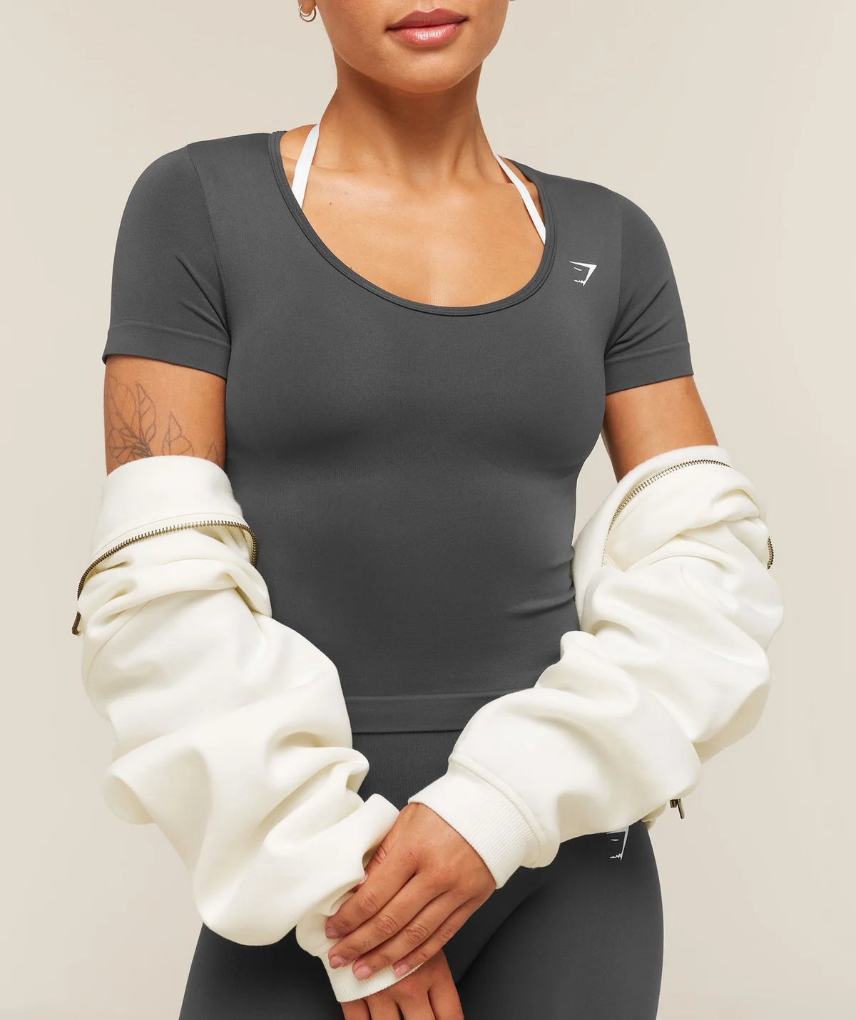 Camiseta Everyday Seamless de Corte Ajustado