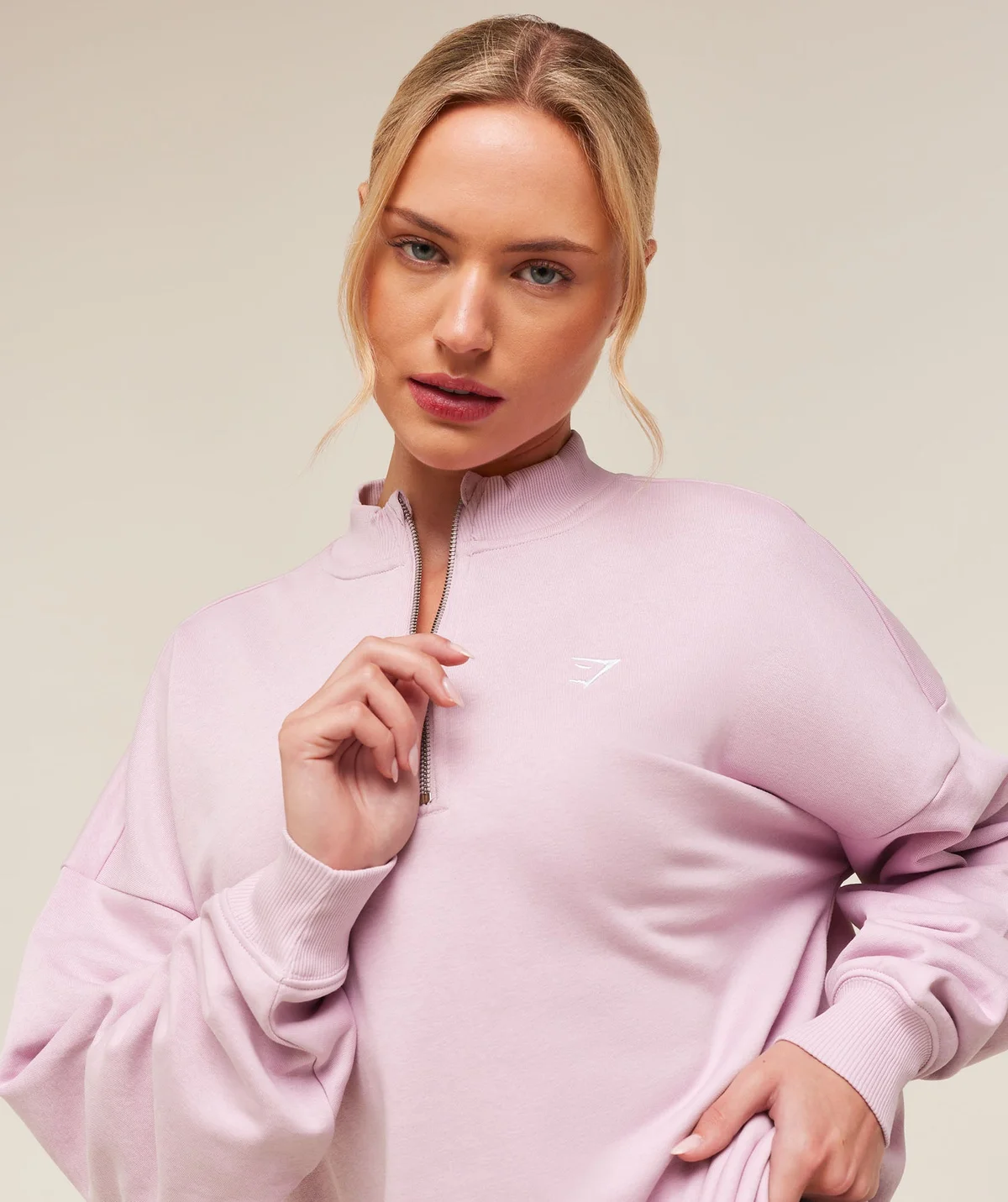 Buzo Training Oversized con Cremallera Cuarto - imagen 5