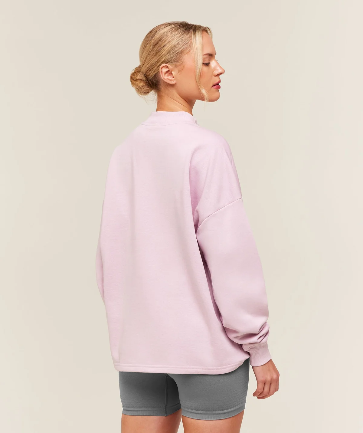 Buzo Training Oversized con Cremallera Cuarto