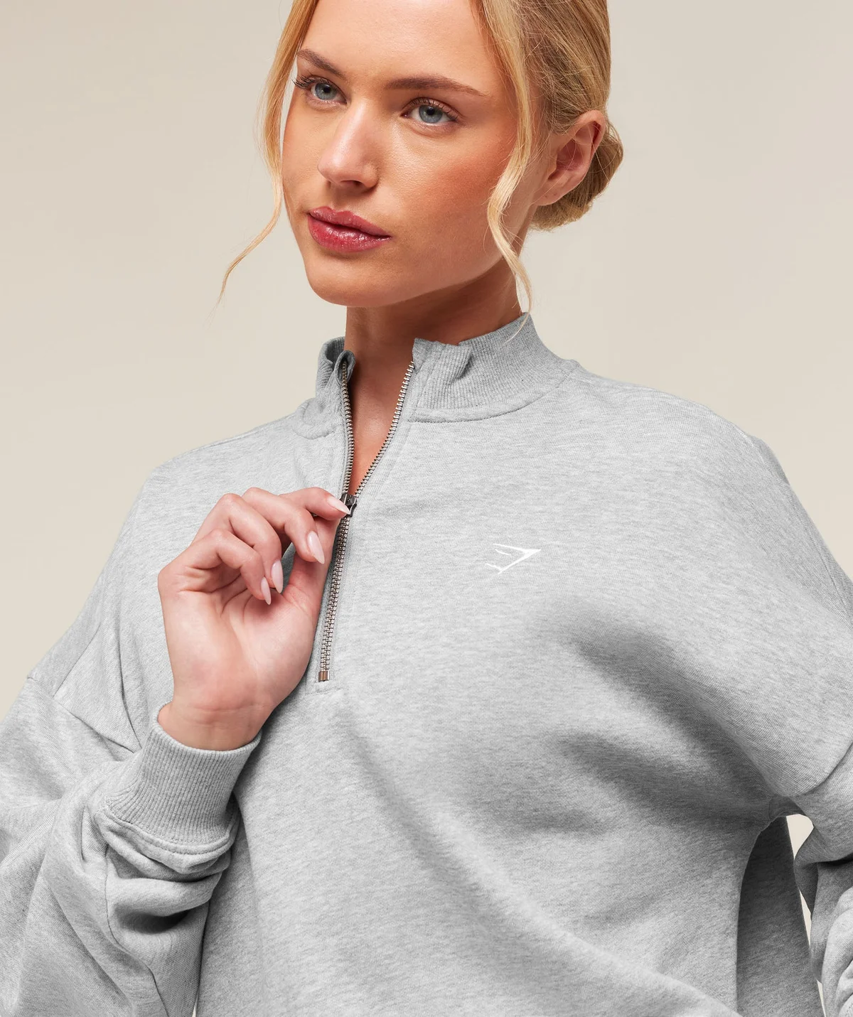 Buzo Training Oversized con Cremallera Cuarto - imagen 5