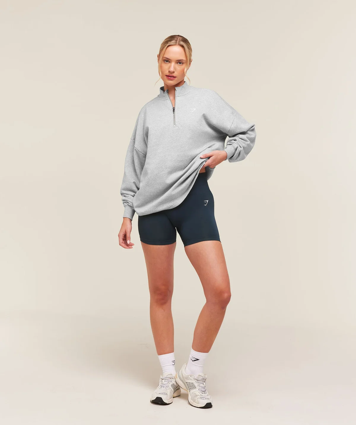 Buzo Training Oversized con Cremallera Cuarto - imagen 4