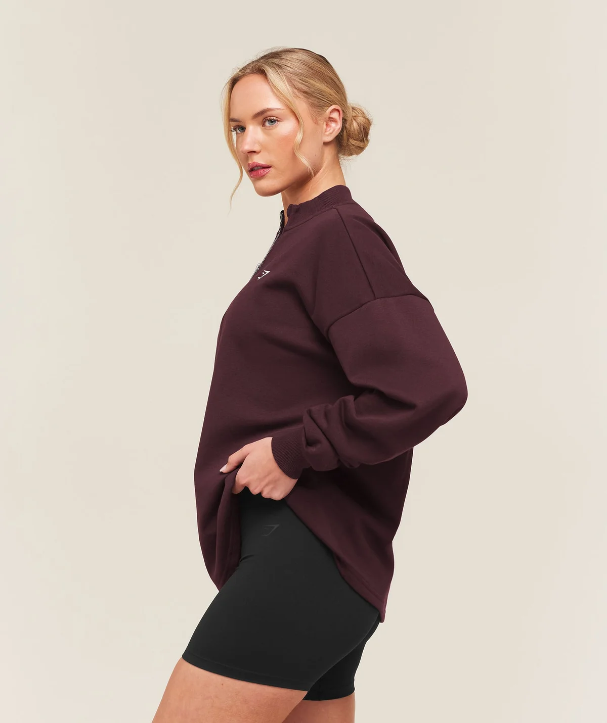 Buzo Training Oversized con Cremallera Cuarto - imagen 3