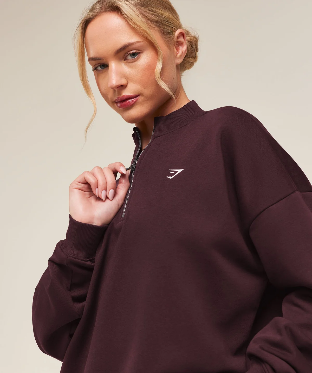 Buzo Training Oversized con Cremallera Cuarto - imagen 5