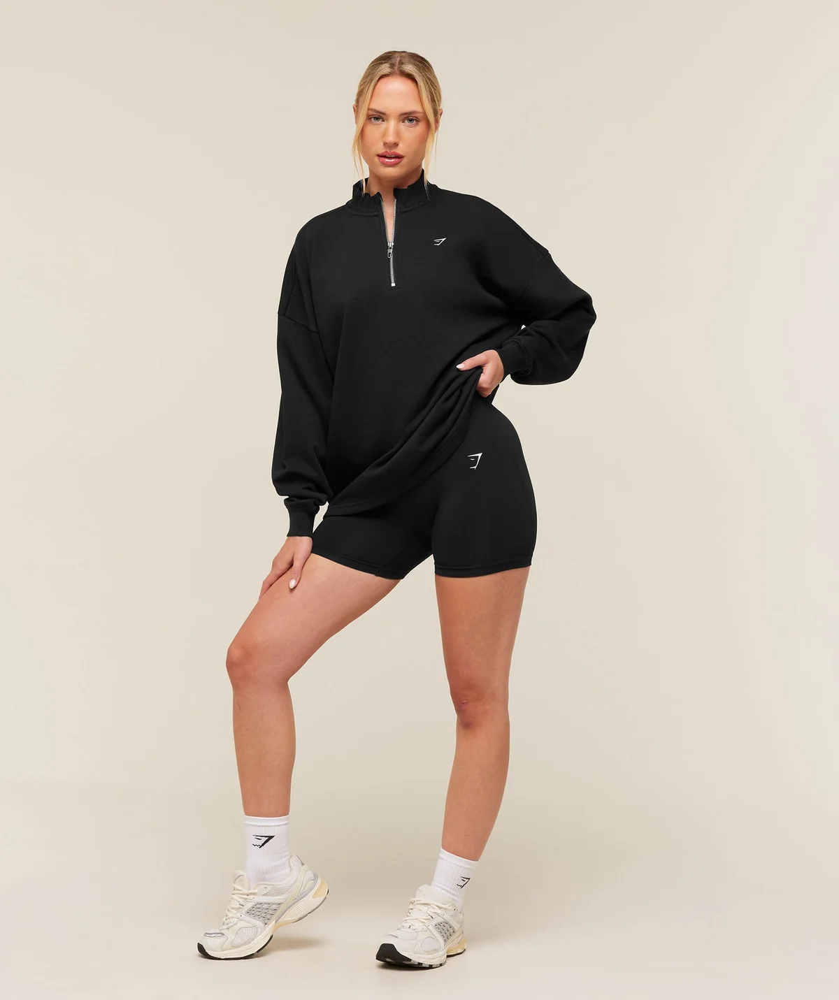 Buzo Training Oversized con Cremallera Cuarto - imagen 4