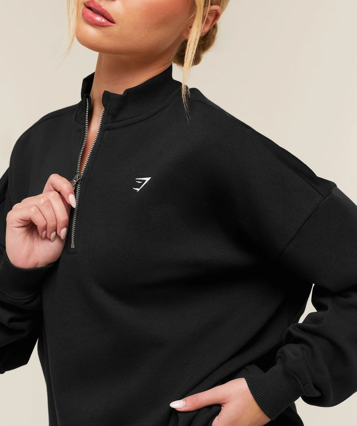 Buzo Training Oversized con Cremallera Cuarto - imagen 5