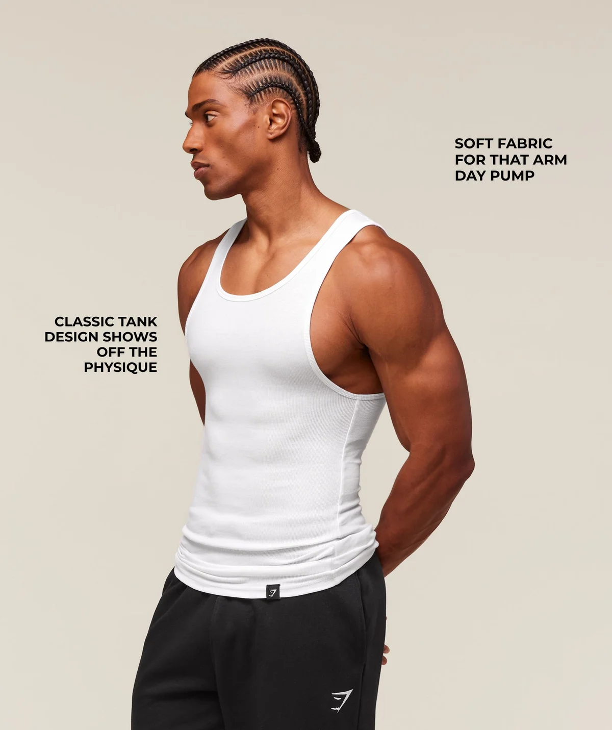 Camiseta sin Mangas Acanalada