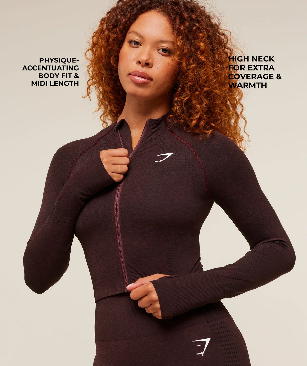 Buzo Vital Seamless Midi Zip 2.0