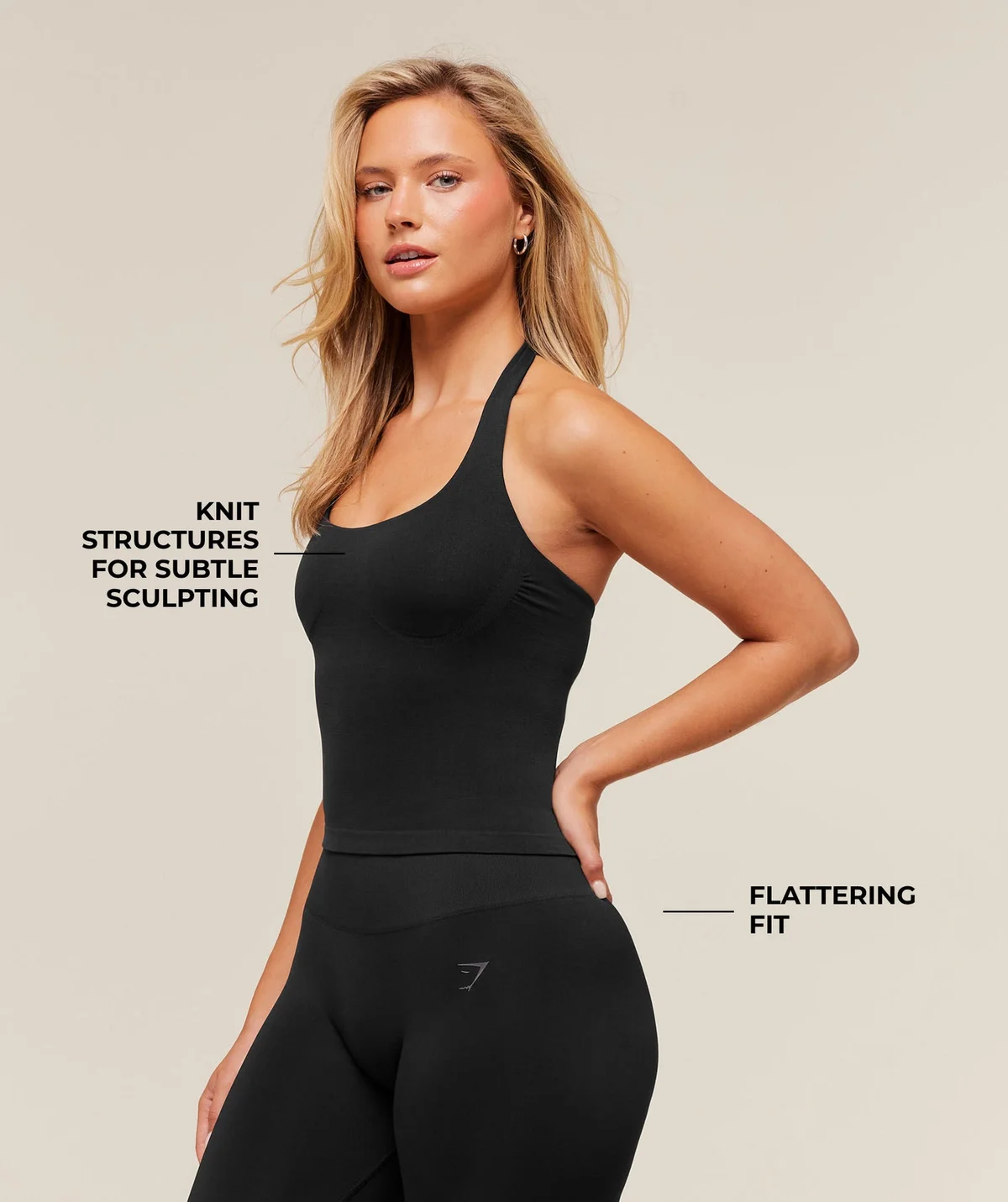 Camiseta sin Mangas Soft Sculpt Halterneck - imagen 2