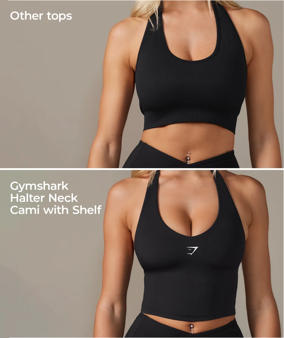 Top Deportivo Halter con Soporte