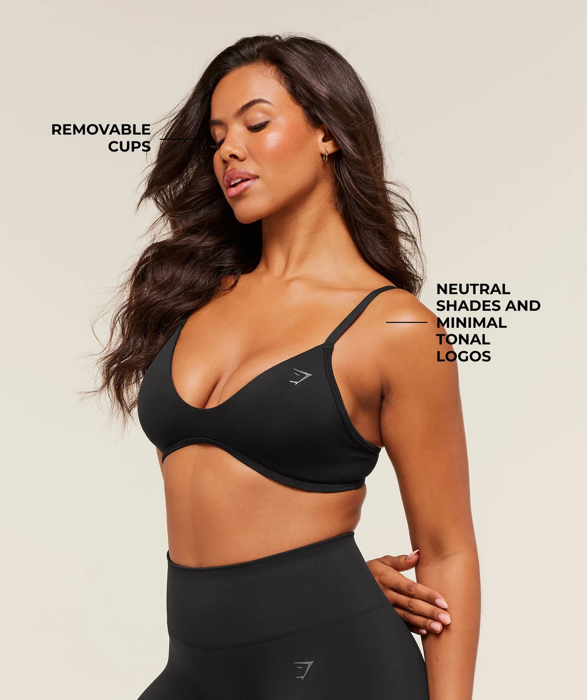 Top Deportivo Soft Sculpt de Cuello en V - imagen 2