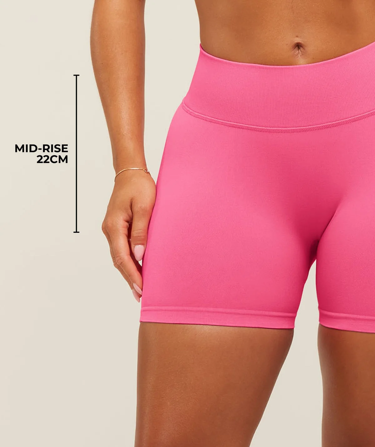Shorts Lift Seamless 2.0 de Tiro Medio - imagen 4