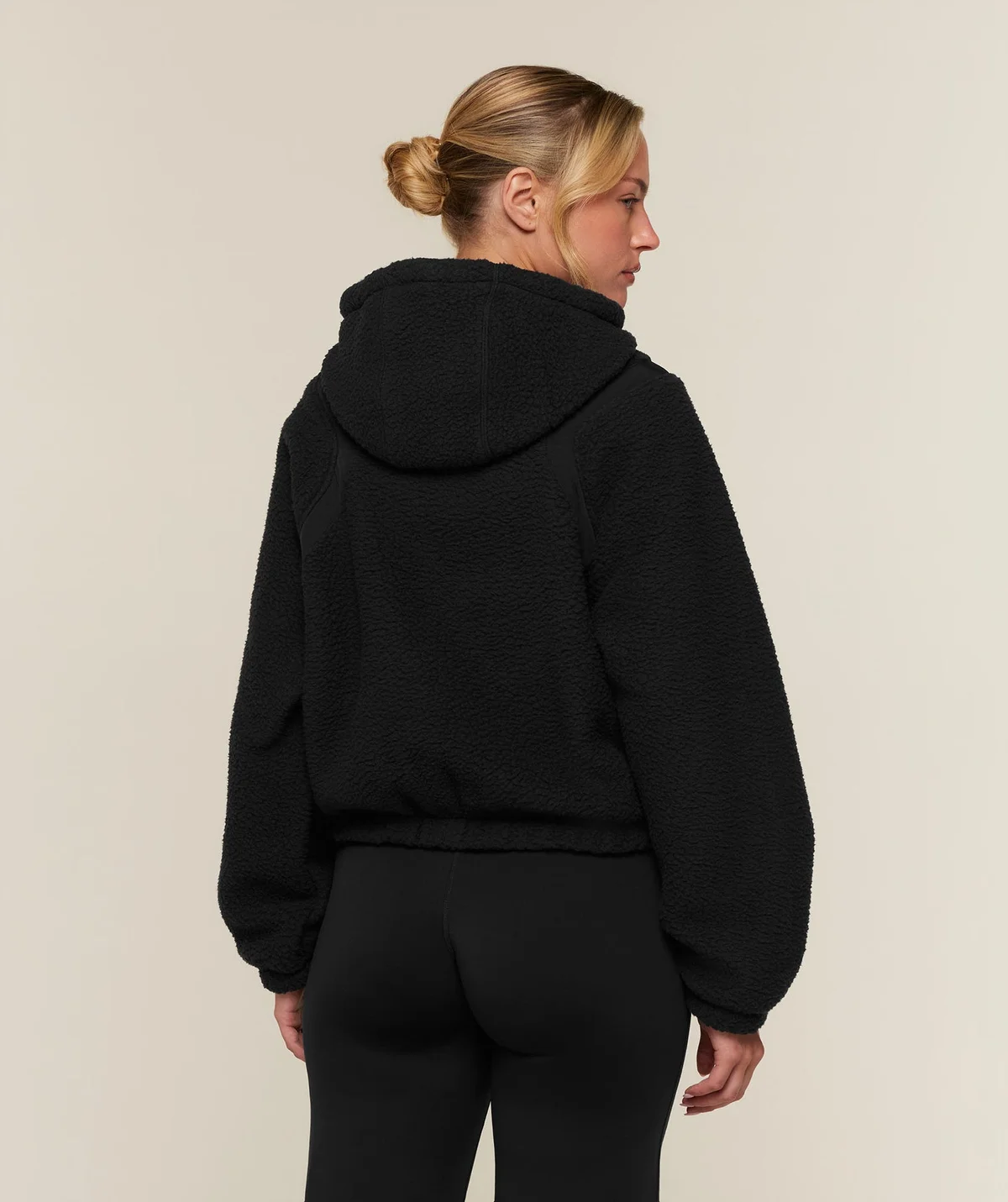 Chaqueta Sherpa con Cierre de 1/4