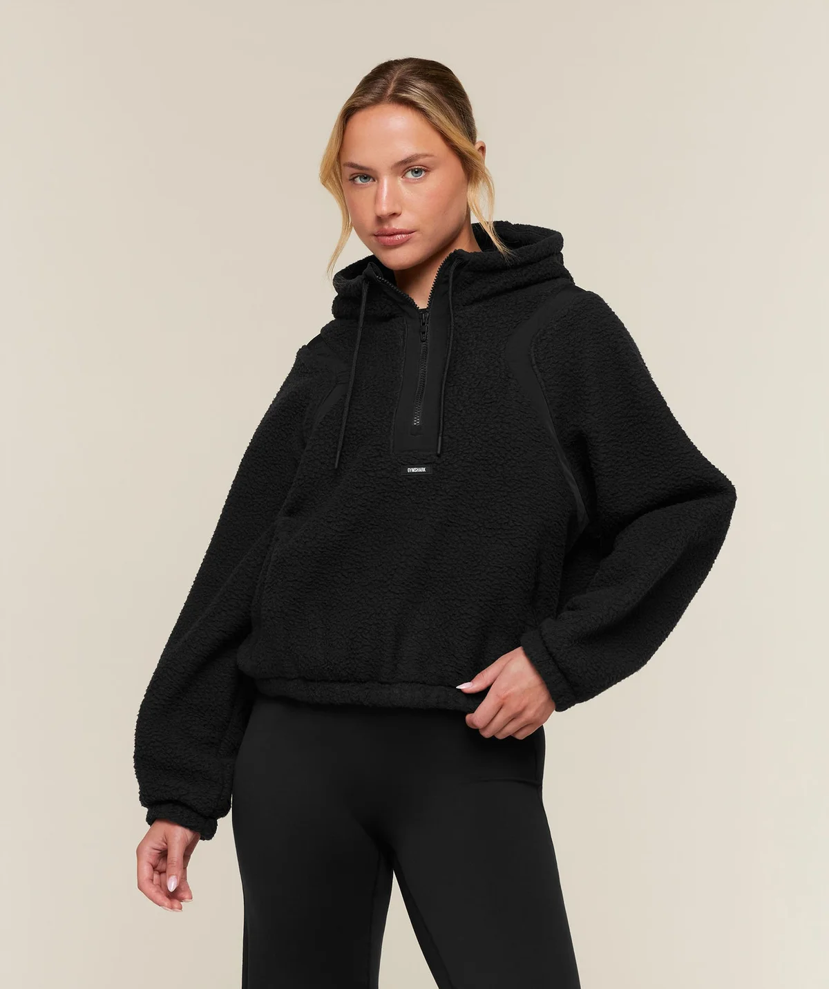 Chaqueta Sherpa con Cierre de 1/4