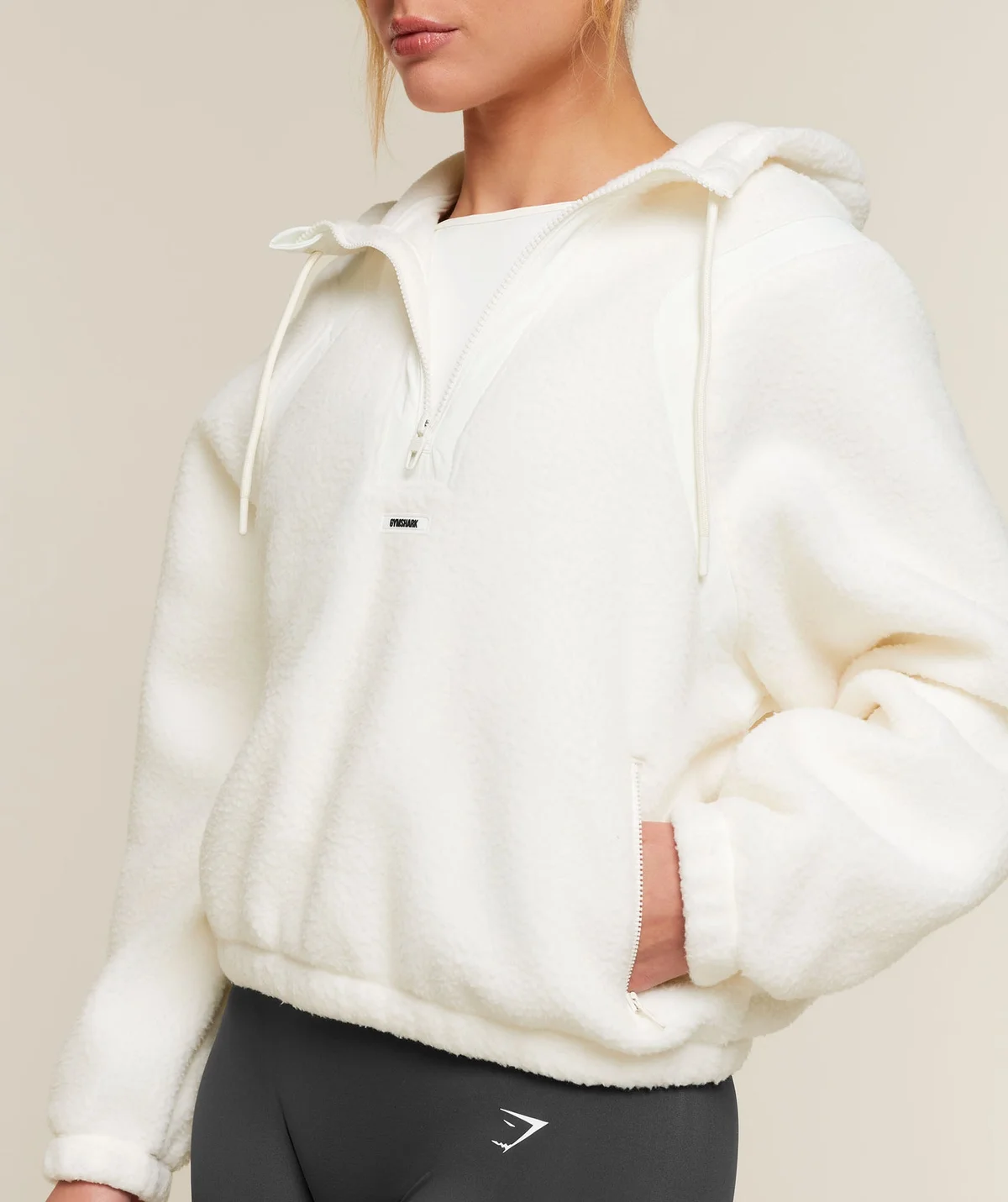 Chaqueta Sherpa con Cierre de 1/4 - imagen 4