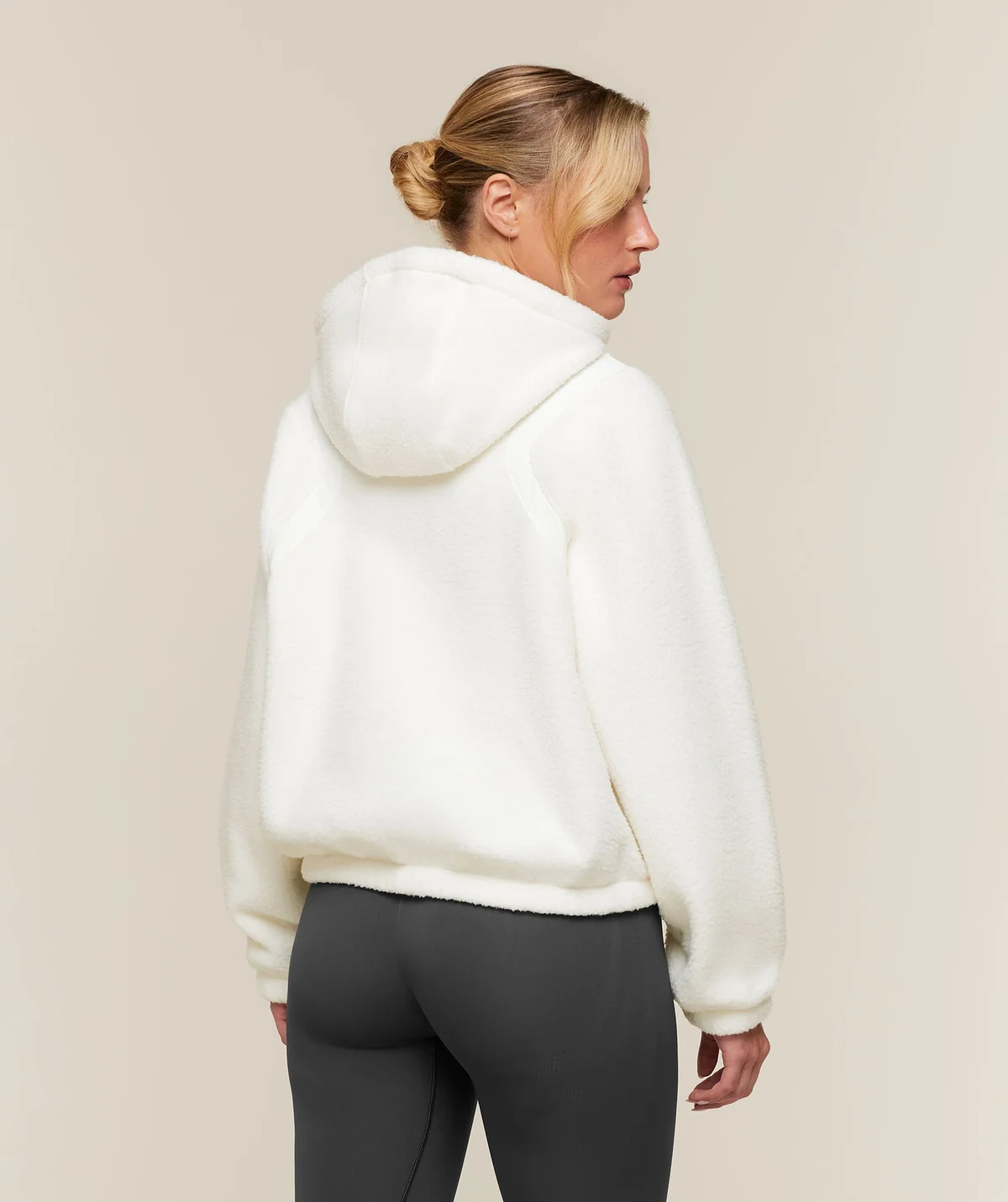 Chaqueta Sherpa con Cierre de 1/4