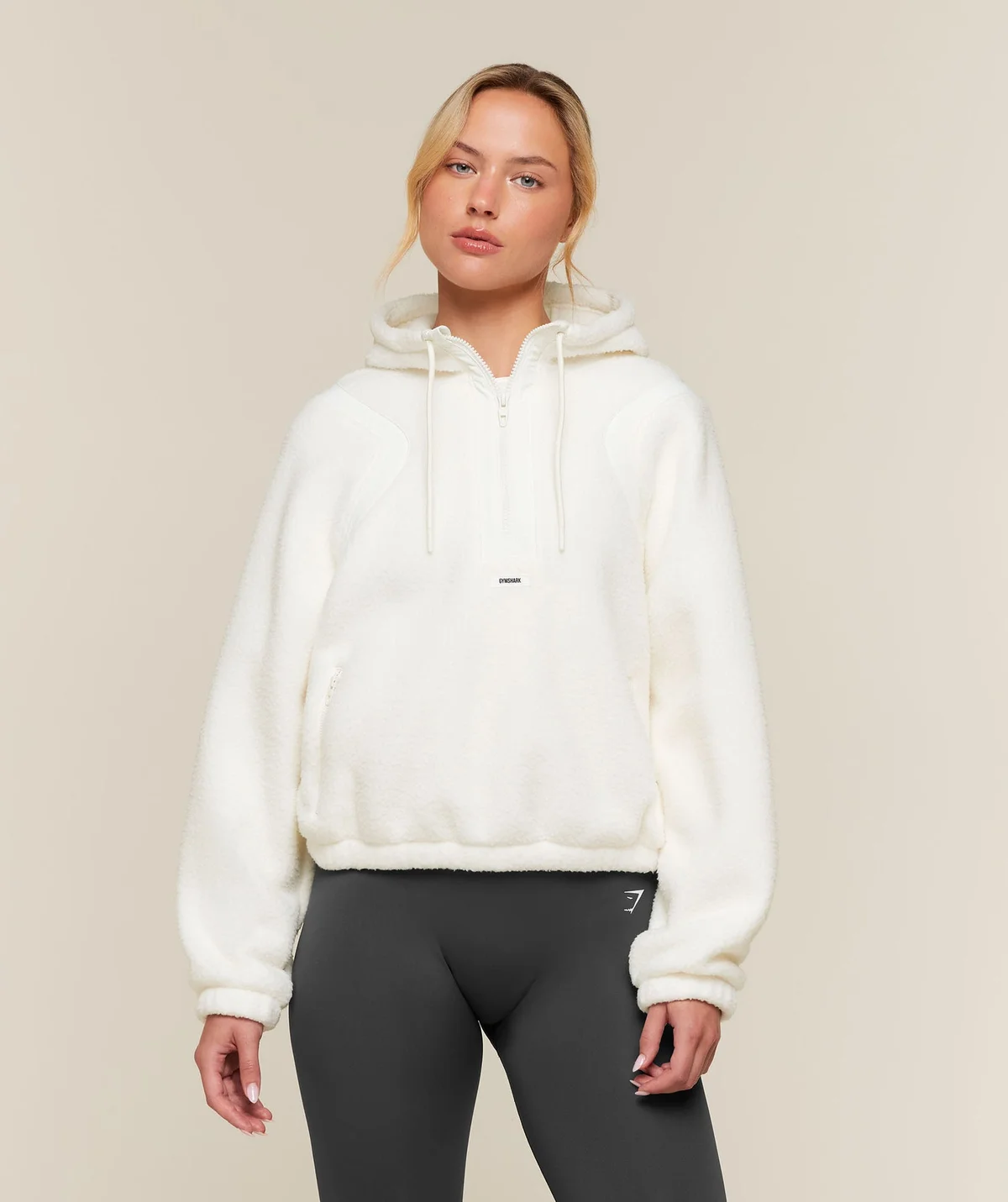 Chaqueta Sherpa con Cierre de 1/4