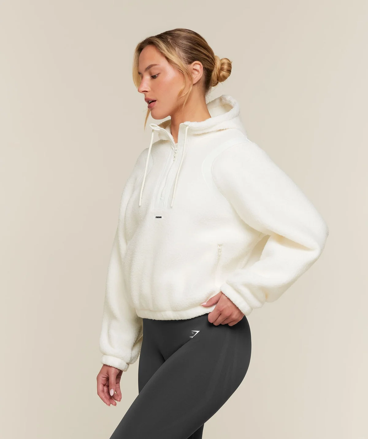 Chaqueta Sherpa con Cierre de 1/4 - imagen 3
