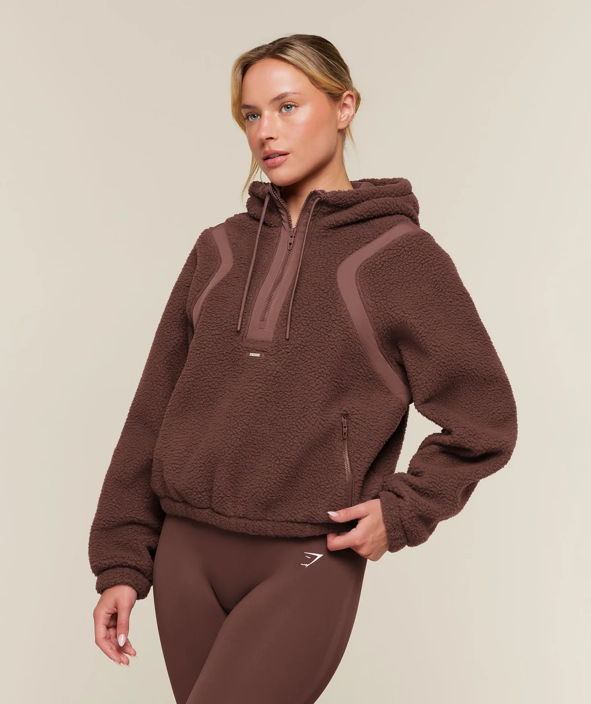 Chaqueta Sherpa con Cierre de 1/4 - imagen 3