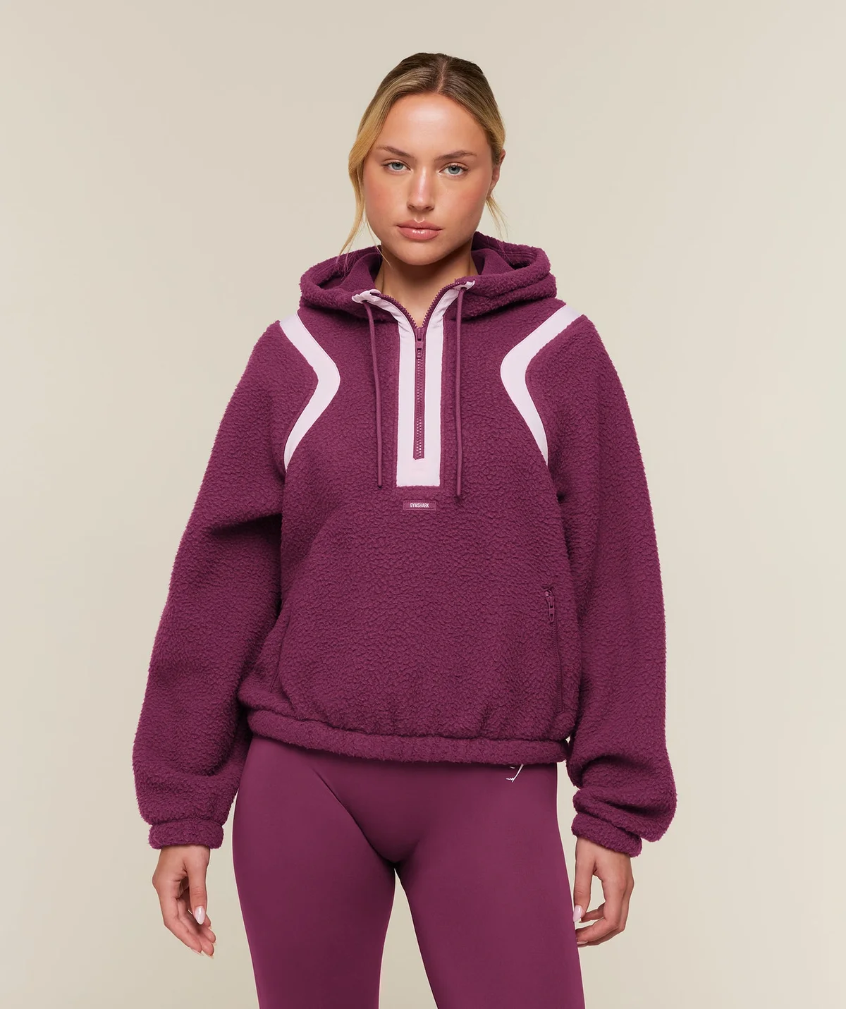 Chaqueta Sherpa con Cierre de 1/4