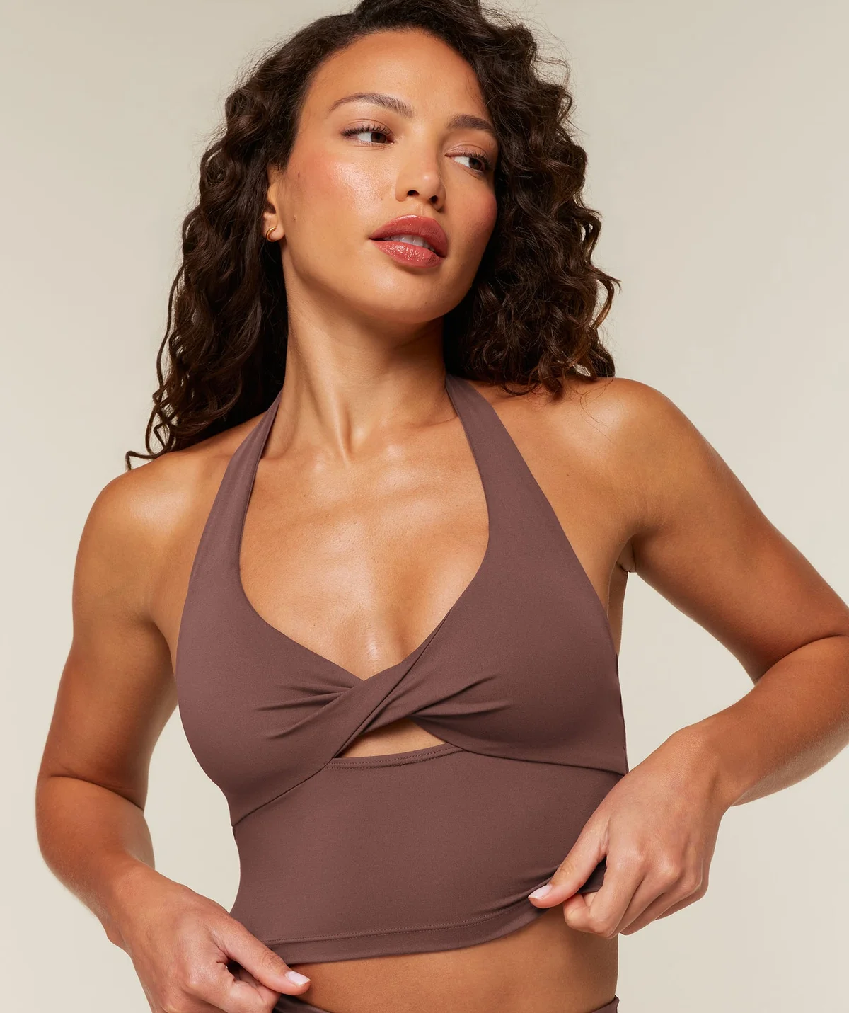 Camiseta sin Mangas Whitney Twist Front - imagen 5