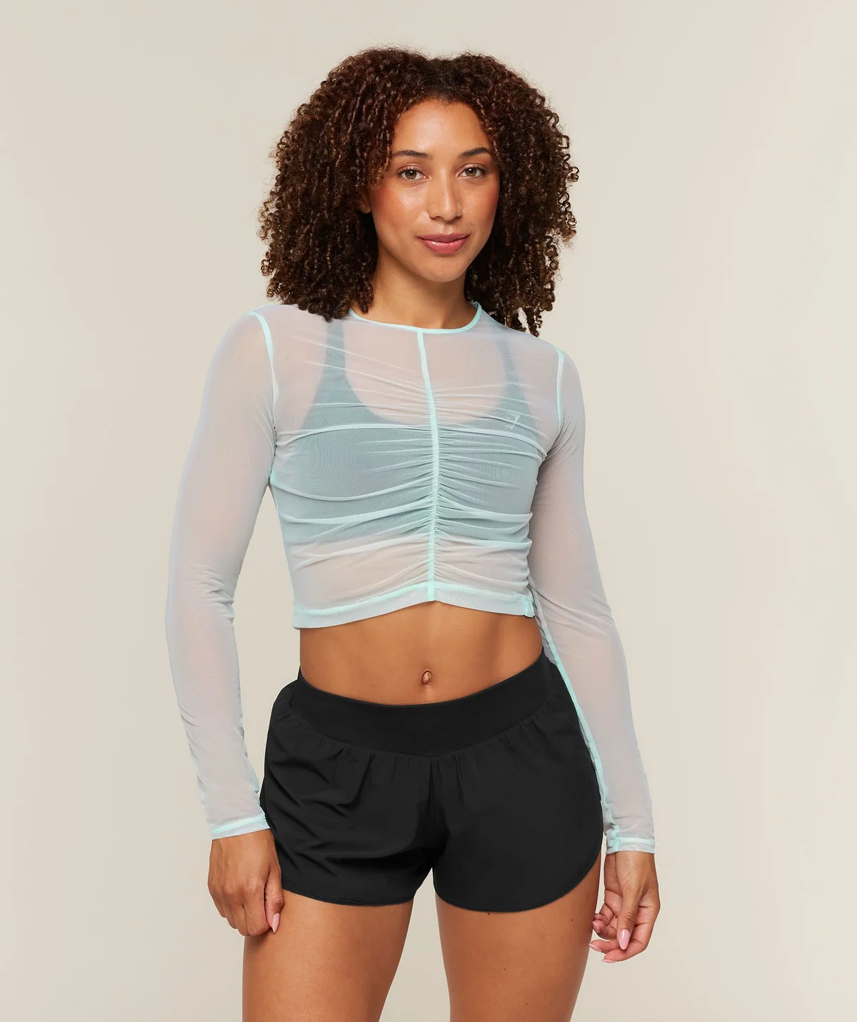 Camiseta de Manga Larga Hybrid Mesh