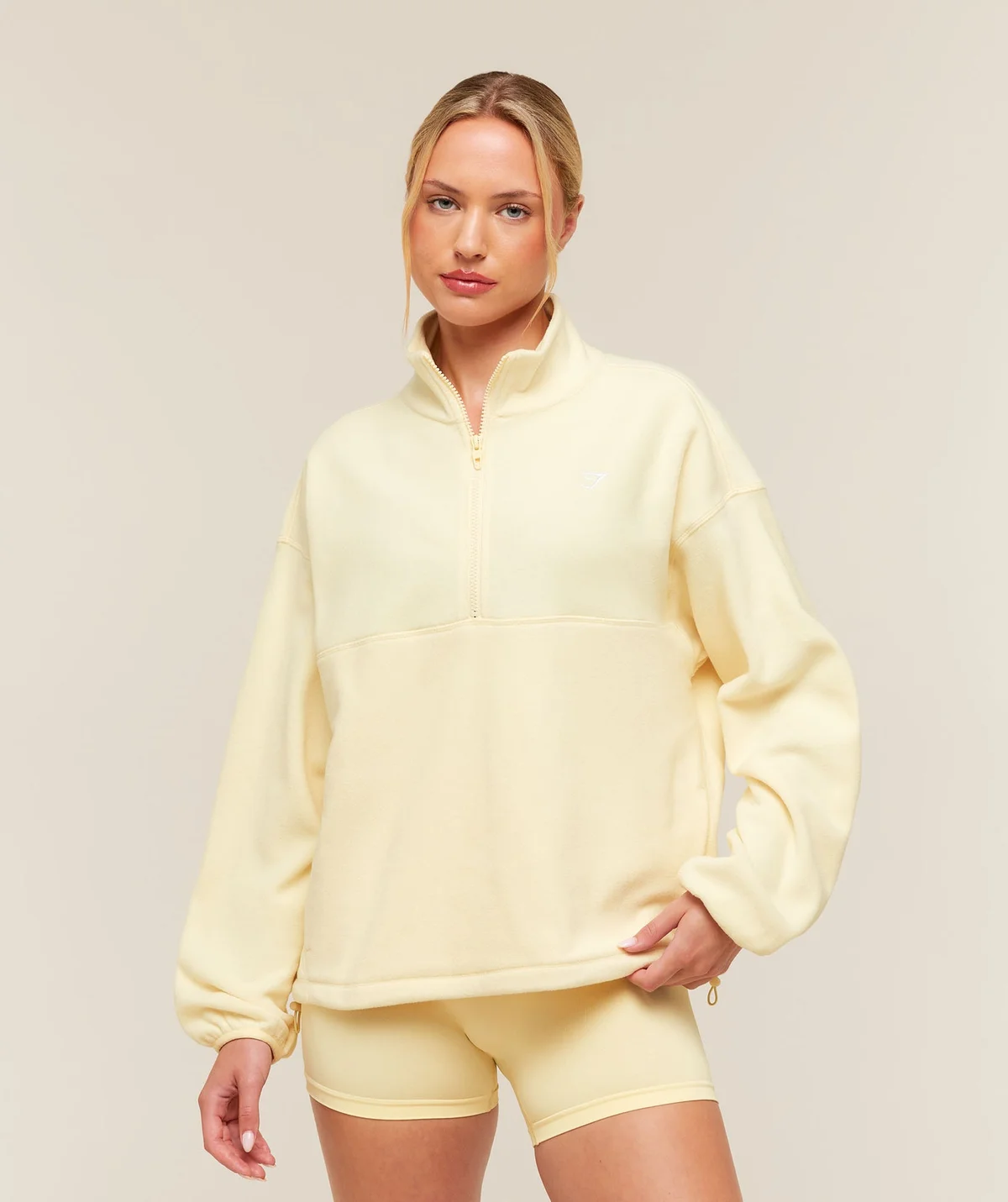 Chaqueta Polar con Medios Cuerdes