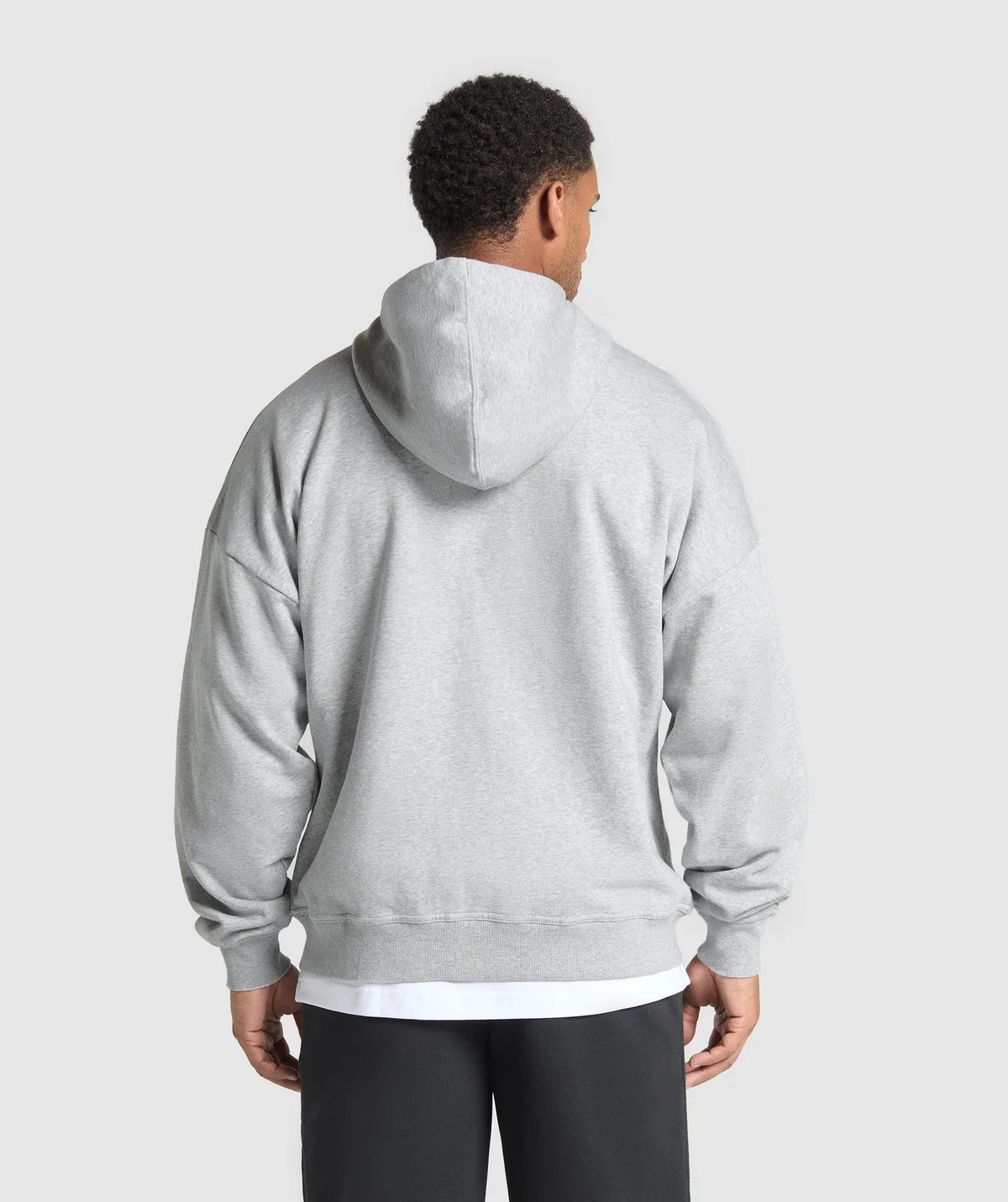 Sudadera con Capucha Oversized Essential con Cremallera