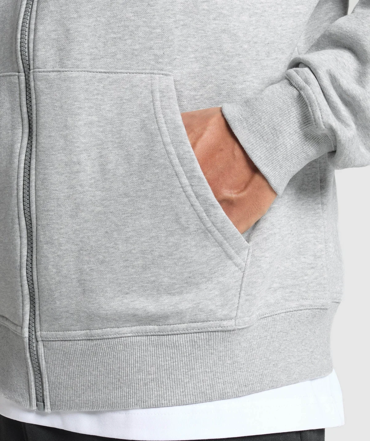 Sudadera con Capucha Oversized Essential con Cremallera - imagen 5