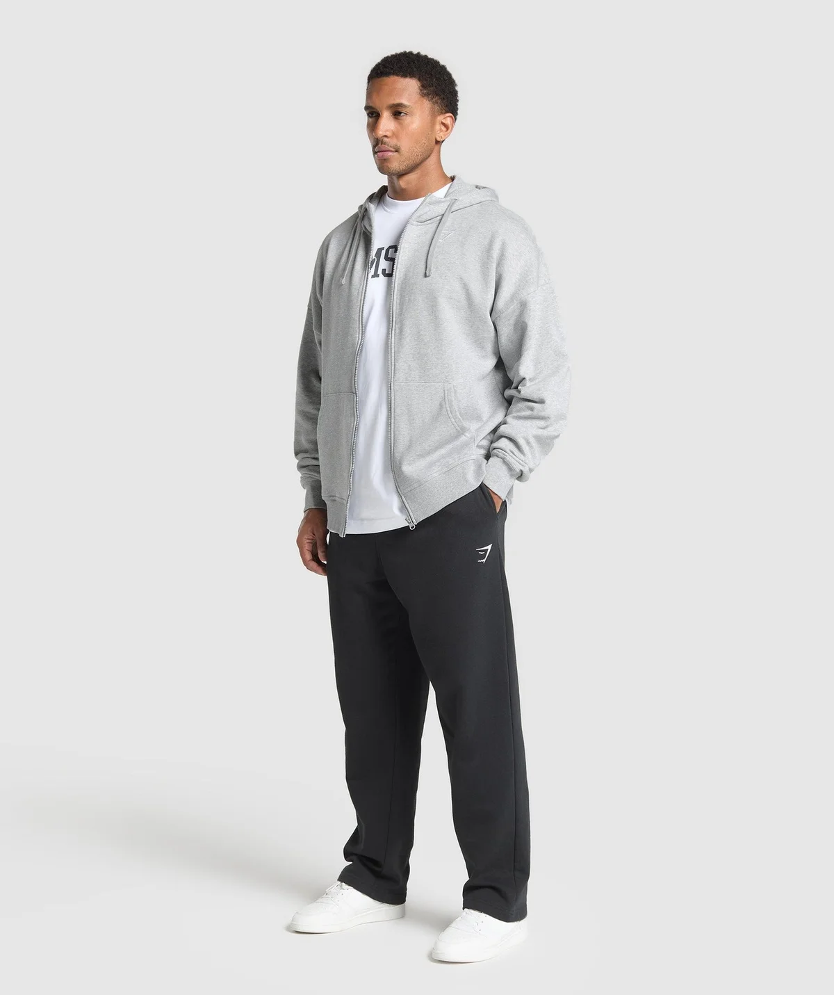 Sudadera con Capucha Oversized Essential con Cremallera - imagen 3