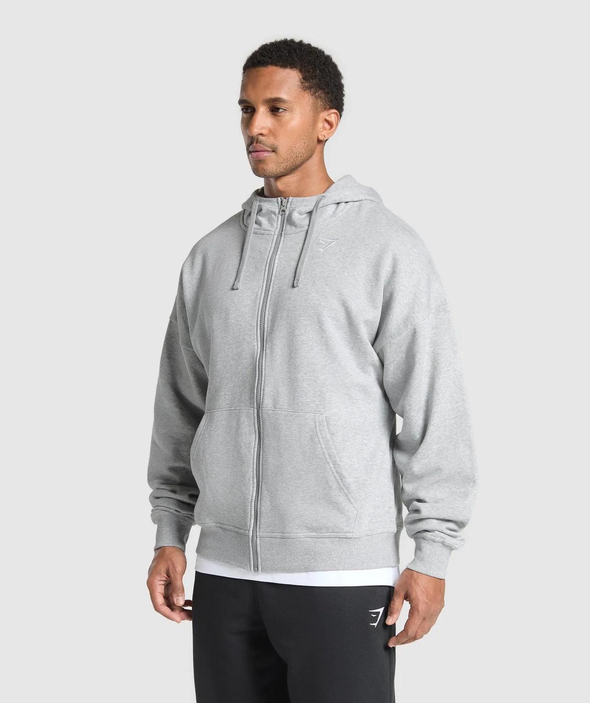 Sudadera con Capucha Oversized Essential con Cremallera - imagen 4
