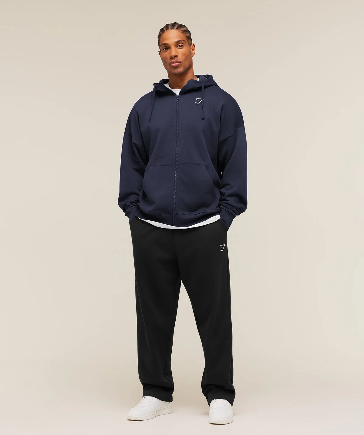 Sudadera con Capucha Oversized Essential con Cremallera - imagen 5