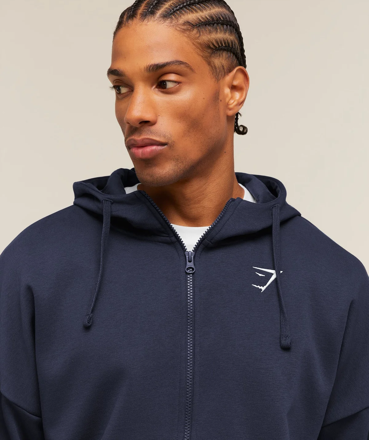 Sudadera con Capucha Oversized Essential con Cremallera - imagen 4